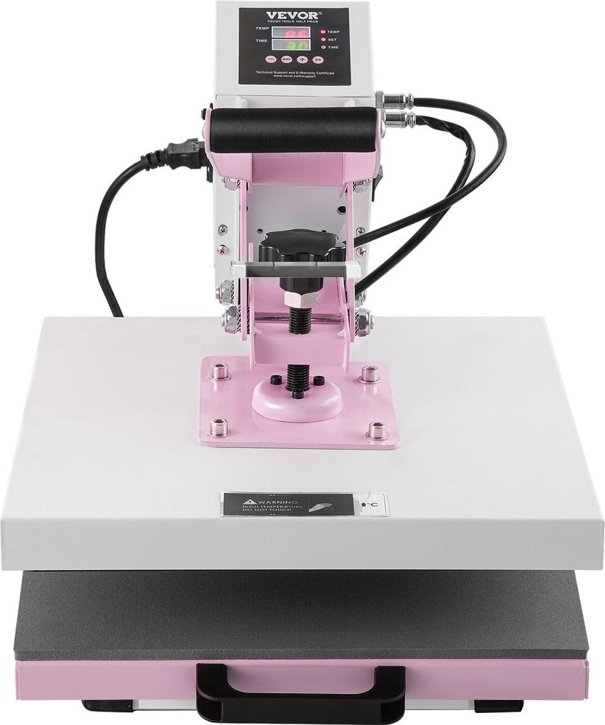 Hitzepresse Transferpresse 38x38cm Ausziehbare Presse T-Shirts Rosa