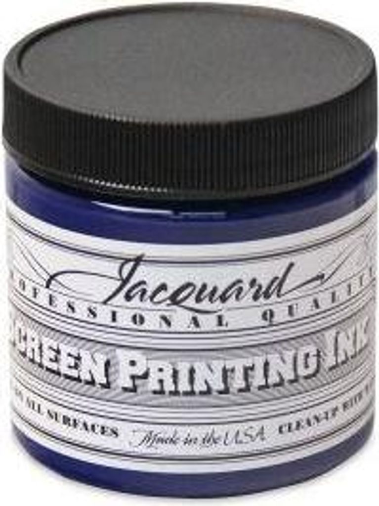 Jacquard Siebdruckfarbe 118 ml Königsblau Textilfarbe