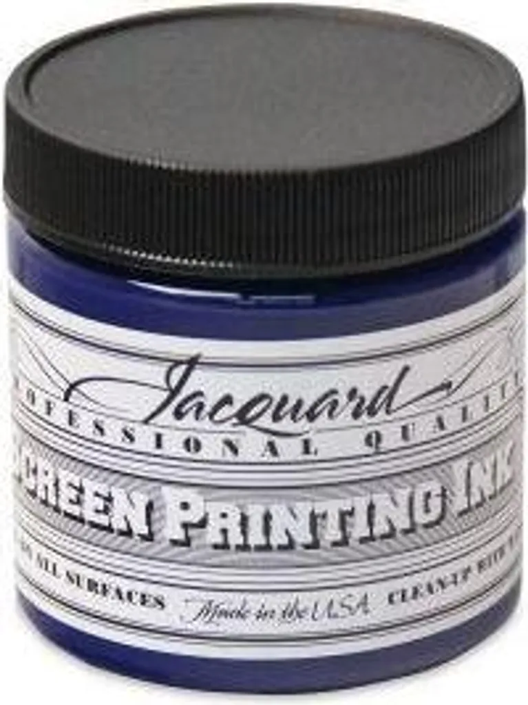 Encre textile bleu roi Jacquard 118 ml à haute opacité et séchage lent