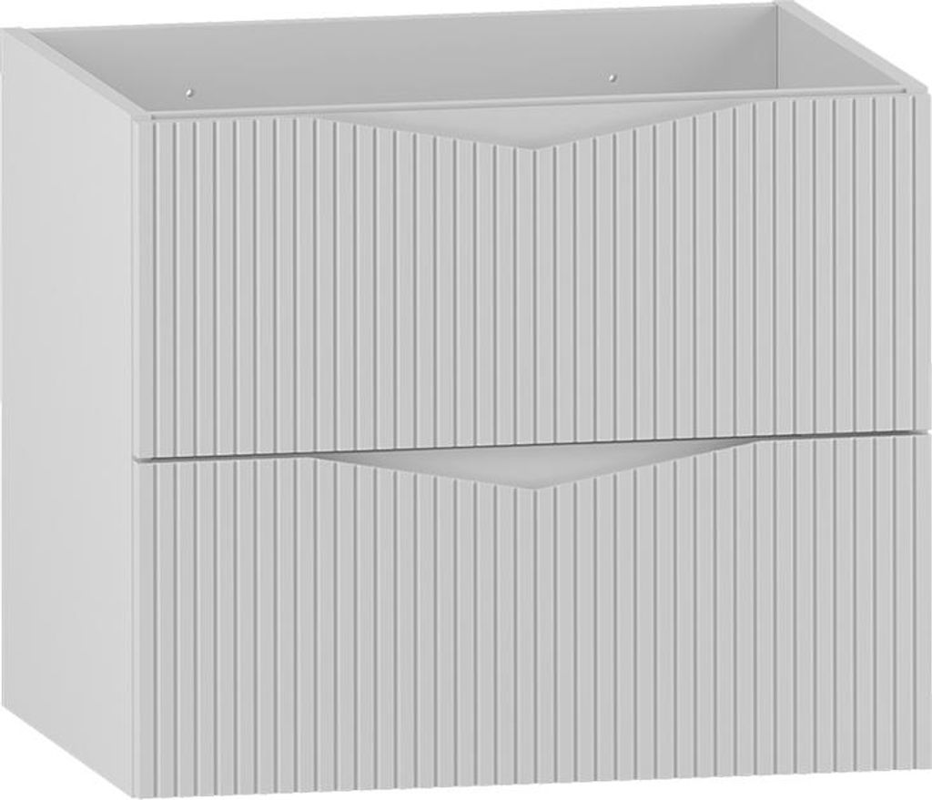 Waschtischunterschrank 60cm Tao mit 2 Schubladen, Weiß