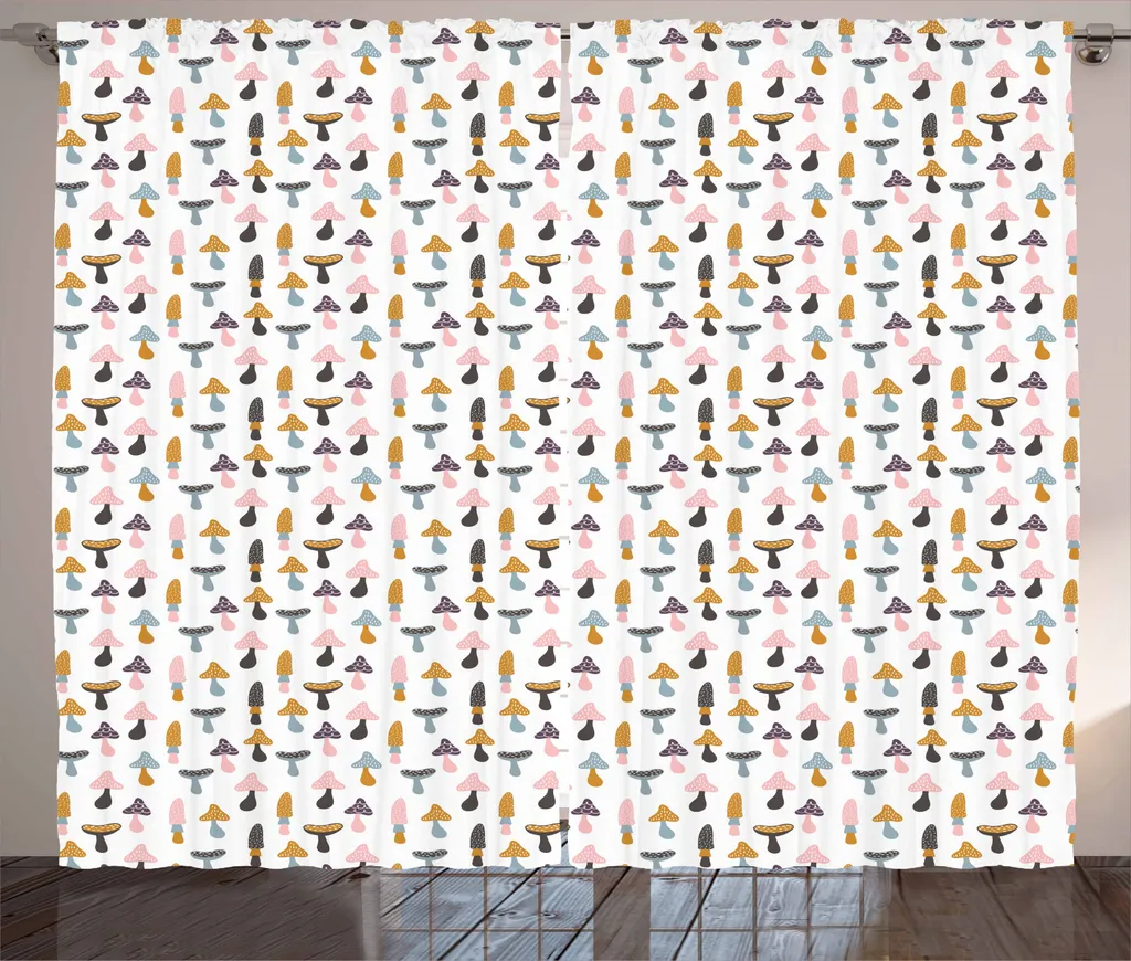 ABAKUHAUS Tenda Funghi Colorati 280x245 - Facile Installazione Ganci