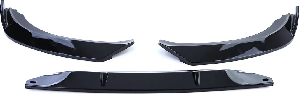Spoiler Avant BMW E92 E93 pour Pack Sport Performance Noir Brillant