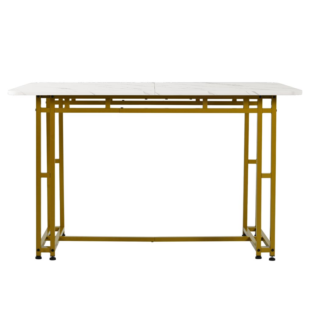 Eleganter Esstisch 120x70 cm,Moderner Küchentisch mit Produktbild 