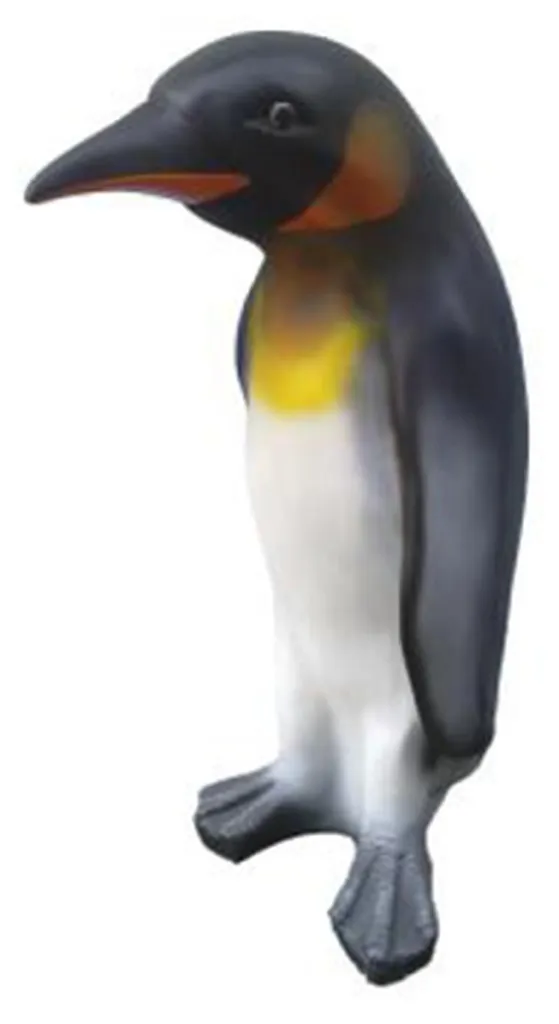 Décoration pingouin abstrait 40cm statue pour bureau et maison chic