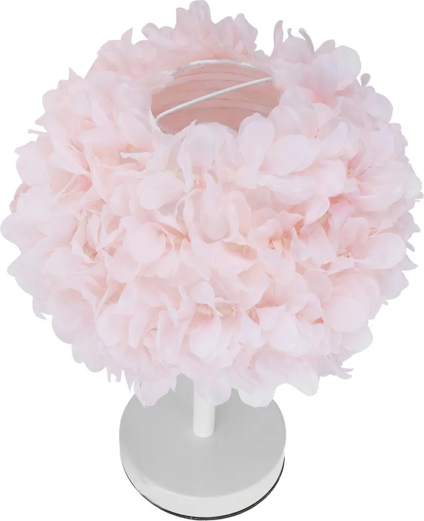 Lampe de chevet design fleur rose décoration de chambre cosy Prise EU