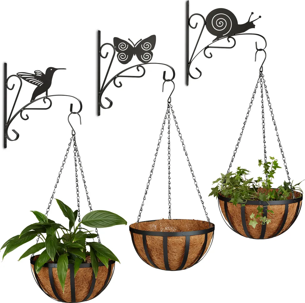 Fleurs Artificielles Relaxdays - Set de 6 Tiges pour Compositions Florales