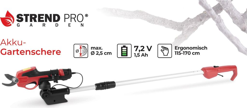 SET Tuinschaar Strend Pro 7,2 V, accubedien, 111216 + Productafbeelding 