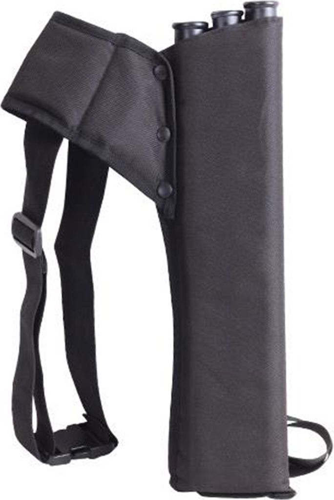 Oxford Tuch Köcher Einstellbare Bogenschießen Tasche Langlebig Drei-rohr Design Pfeil Halter Sport Zubehör