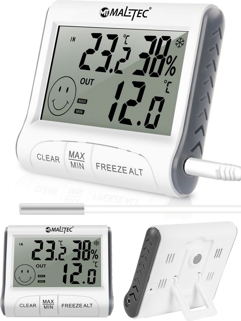 MalTec Funk-Wetterstation Daily900M Thermometer Hygrometer Produktbild 