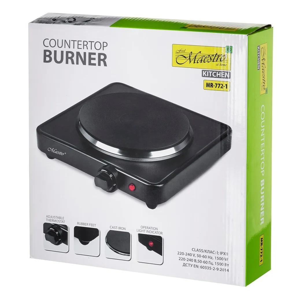 Cuisinière électrique MR-772-1 MAESTRO : réchaud d'appoint compact - 5