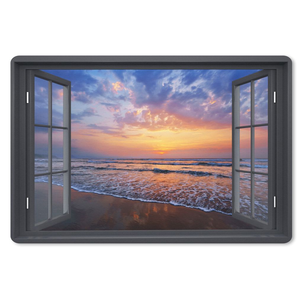MuchoWow® Mauspad Mousepad Aussicht - Meer - Strand 27x18 Produktbild 