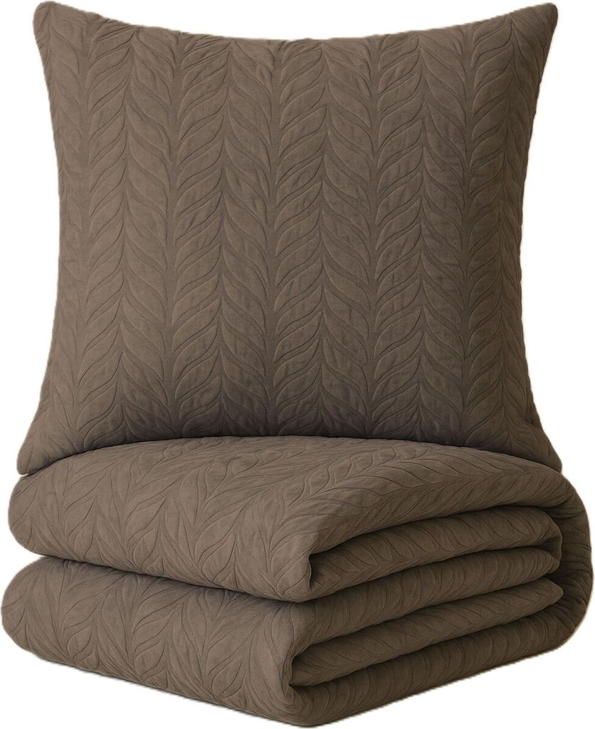 Winter Bettwäsche Prägemuster Blumen geblümt Damast Teddy Plüsch Nicki Kuschelig Flauschig Warme Weiche Flanell Cashmere Touch, Größe:155x22...