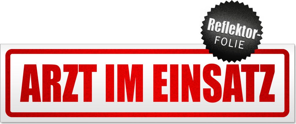 Arzt im Einsatz 1 Magnetschild Schild magnetisch