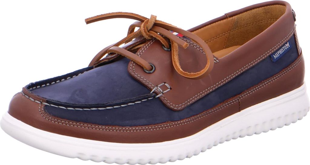 Mephisto Mokassin Schnürschuhe Herren 31303839343933 Blau 41 EU