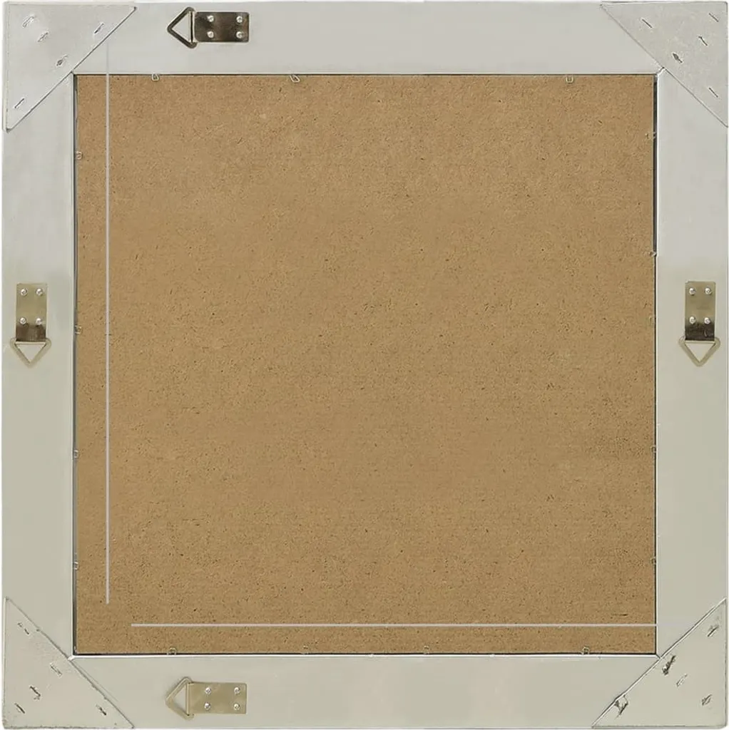 Specchiera Barocca Argento 60x60 cm - Arredo Luxury da Muro DE1685606 - 3