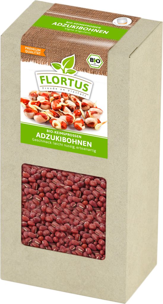 Keimsprossen Adzukibohne (200 g) |Keimsprossen von FLORTUS Produktbild 