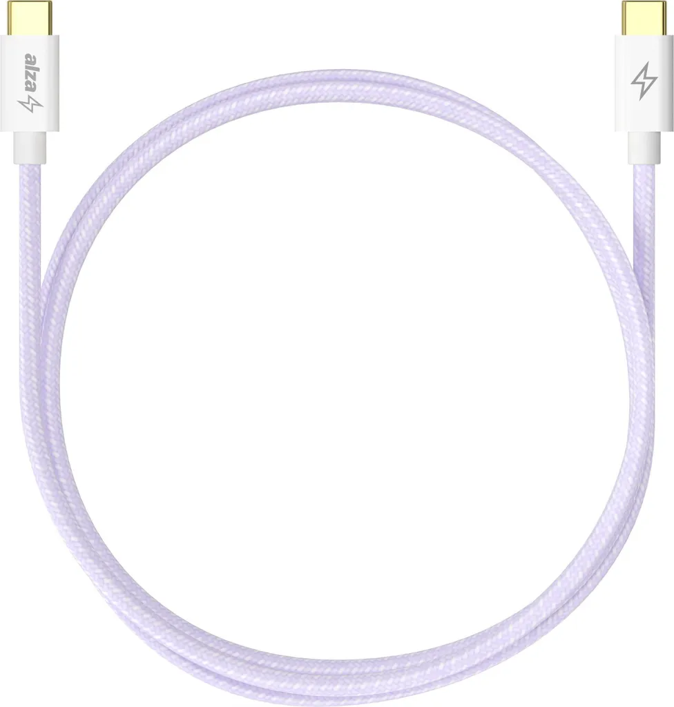 Câble USB-C 100W ultra résistant 2 mètres, design CompactCore violet - 3