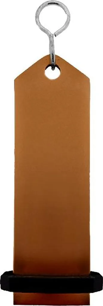 Porte-clés hôtel bronze CombiCraft Bumerang 100 x 30 mm - Lot de 5 pièces