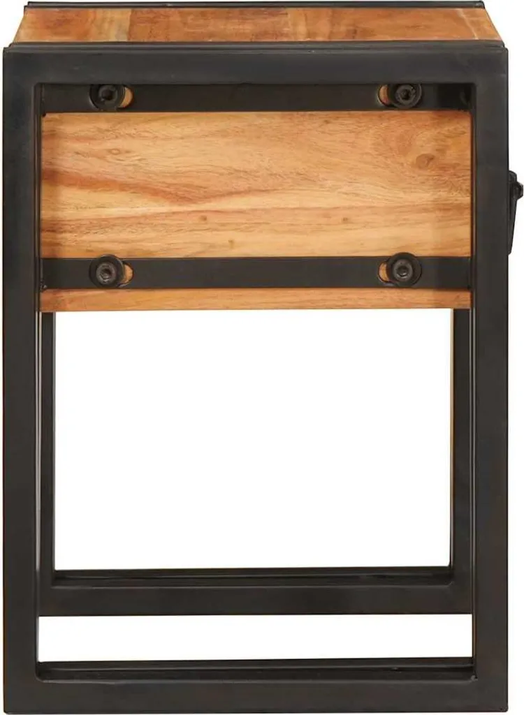 Table d'appoint compacte 30x30 cm pour ranger vos télécommandes et café