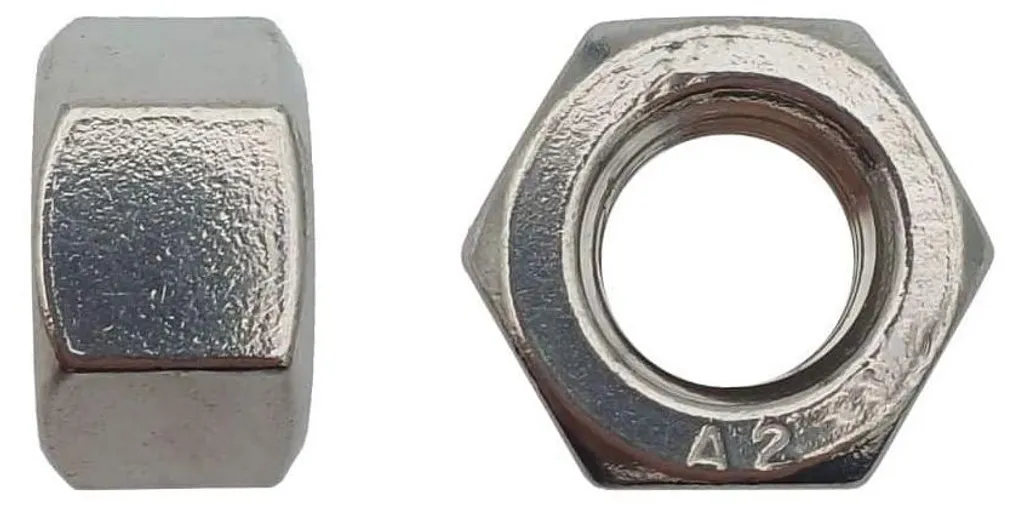 Écrous Inox A2 M10 UNI 5587 Haute Résistance D-Work en Boîte de 500 Unités