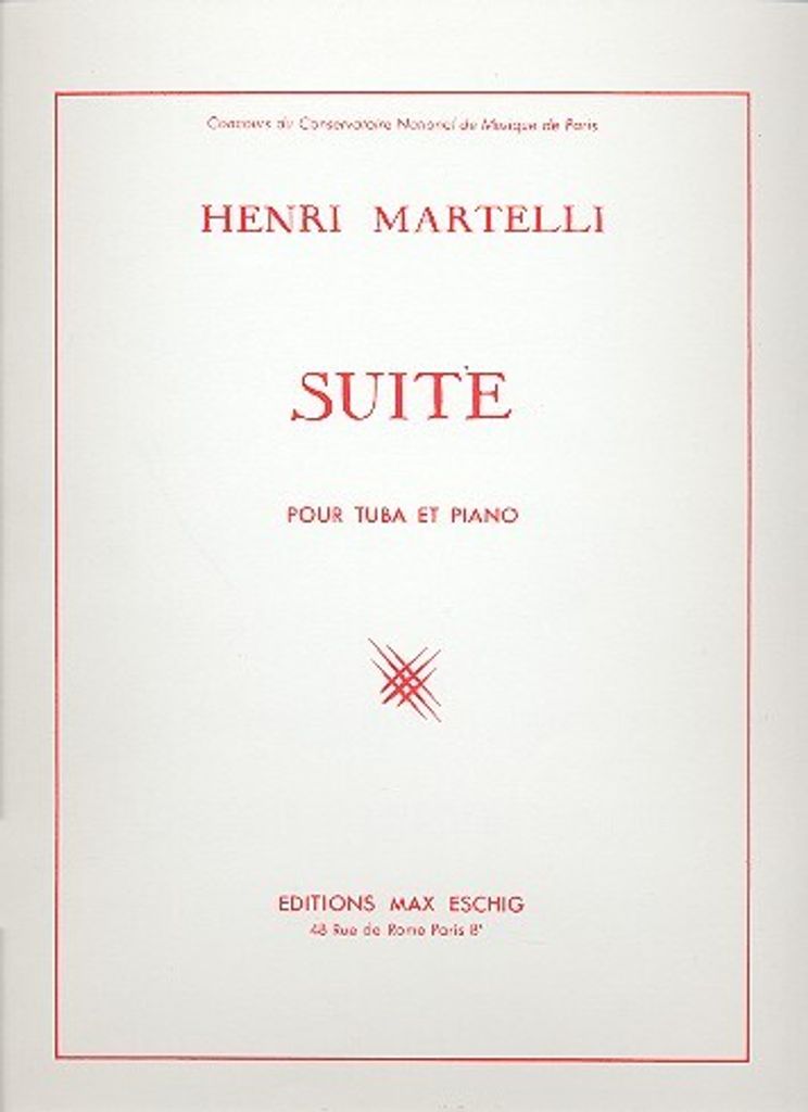 Suite op.83 pour tuba et piano