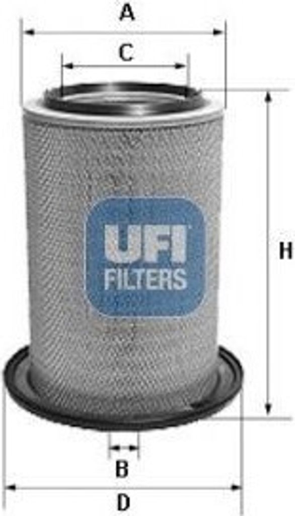 Luftfilter UFI 27.609.00 Filtereinsatz Produktbild 