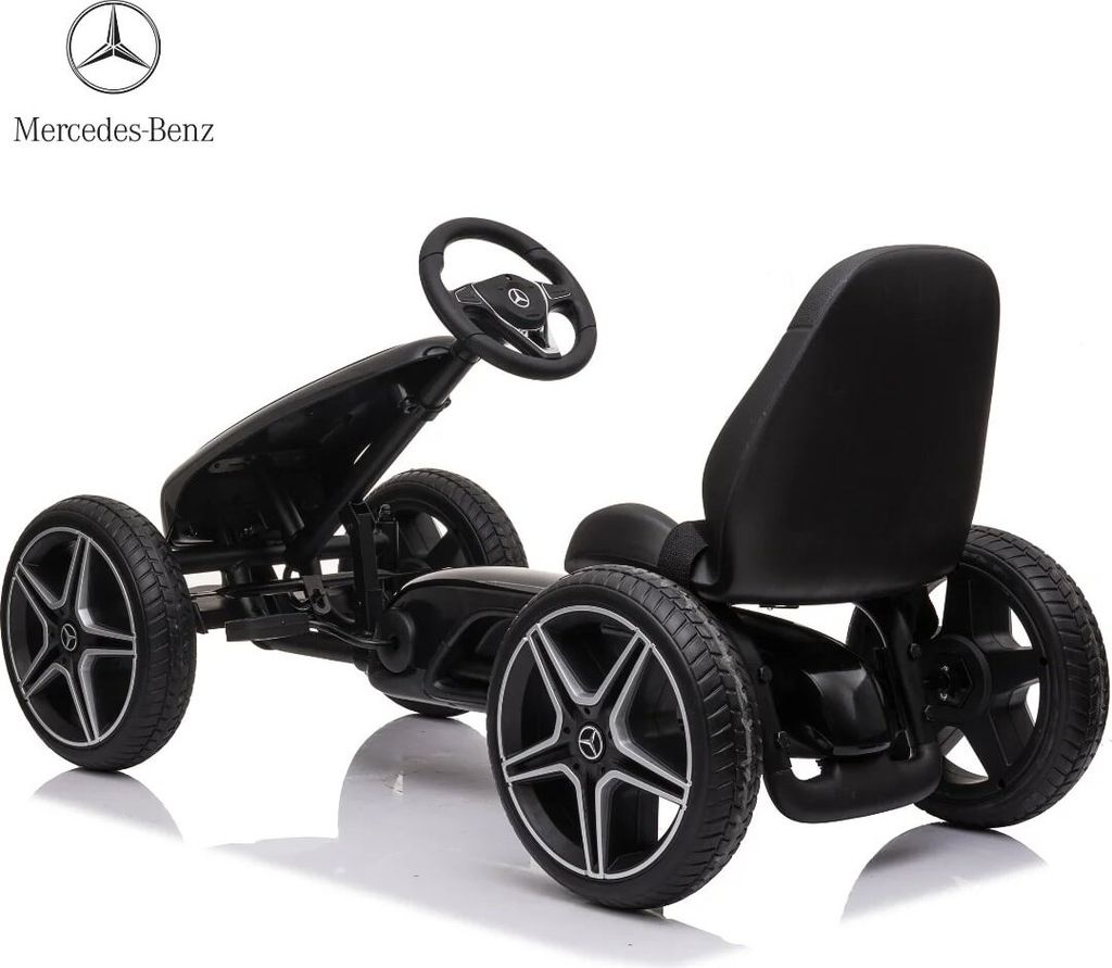 Gokart für Kinder Mercedes - 3 bis 7 Jahre - Verstellbarem Produktbild 9