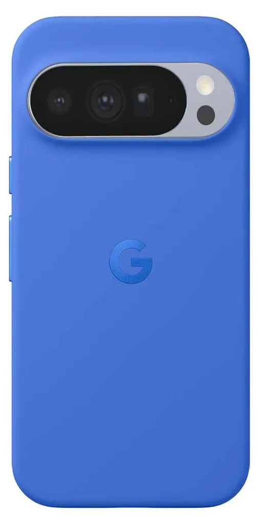 Coque Pixel 10 anti-choc silicone bleu éco-responsable et ultra fine
