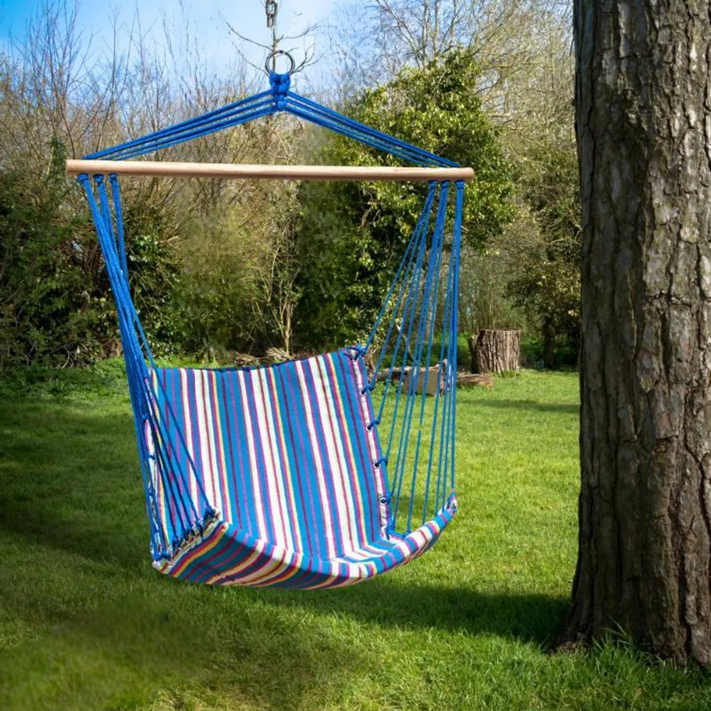 Sedia Pensile Zolta Verde 50x100 cm | Altalena da Giardino Portata 120kg - 9
