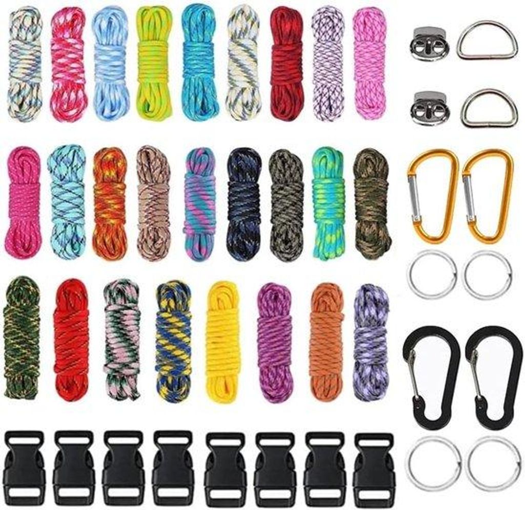 Nylon-Seil-Set mit Schnallen und Nadeln für DIY