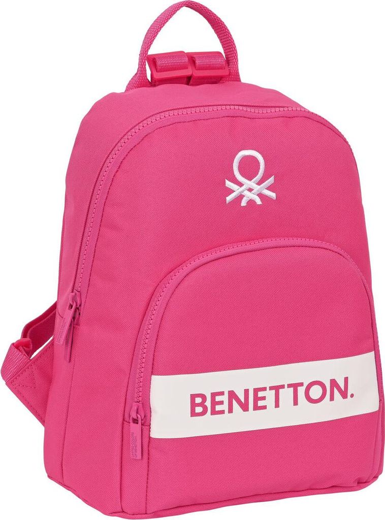 Lässiger Rucksack Benetton Raspberry Pink 13 L