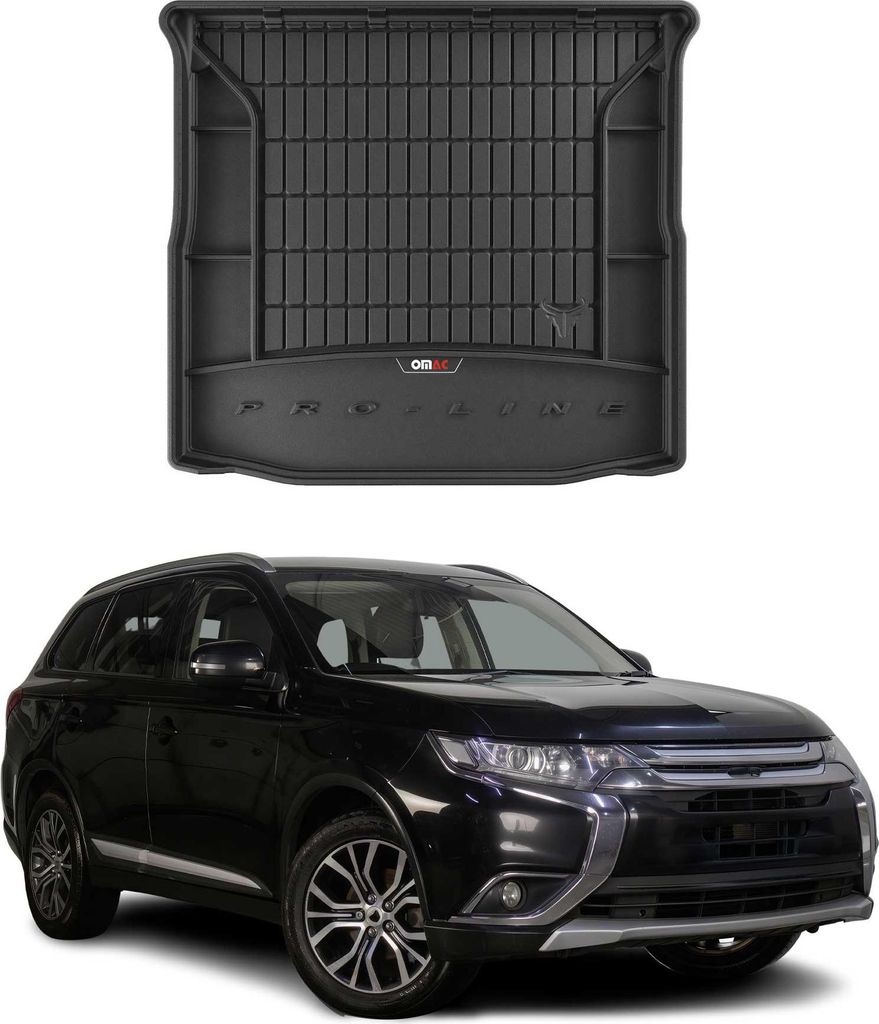 OMAC Gummi Kofferraumwanne für Mitsubishi Outlander 2012-2015 Klappbare 3.Reihe