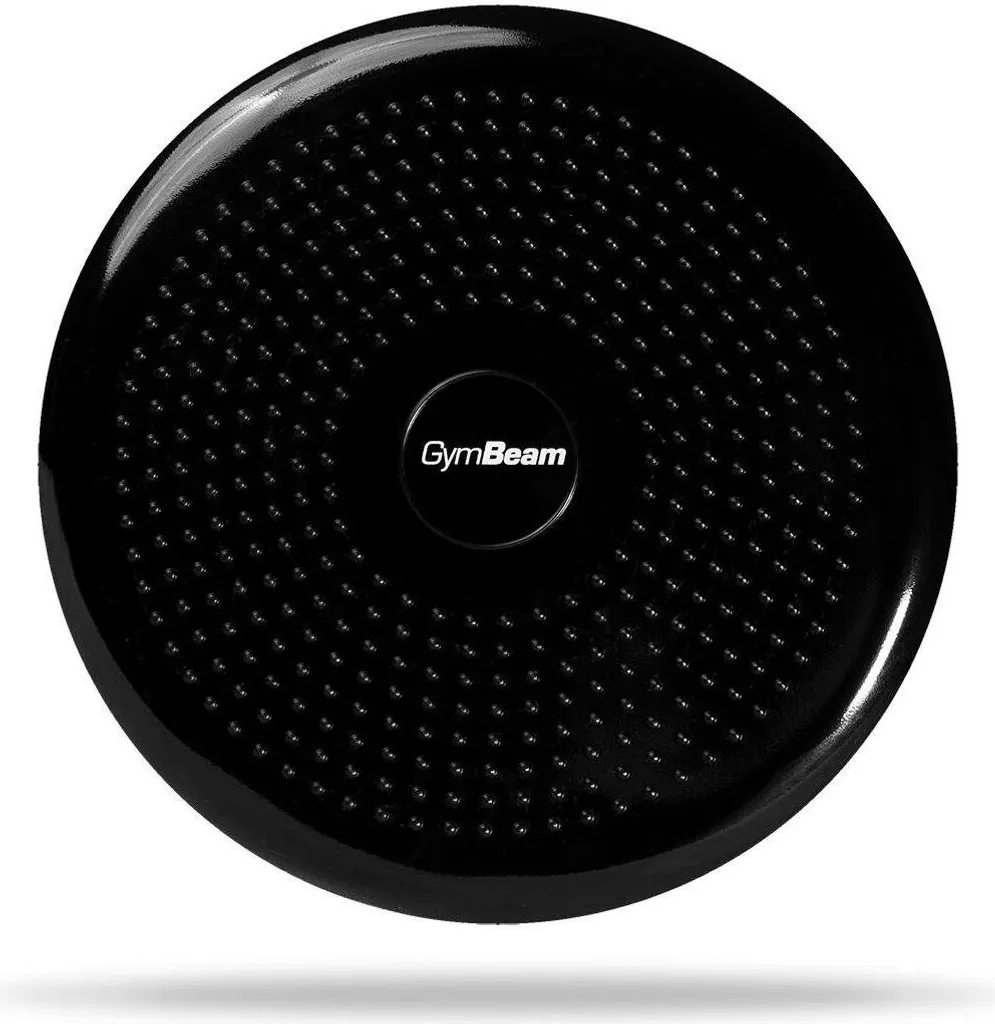 Disque de proprioception GymBeam noir pour renforcement musculaire
