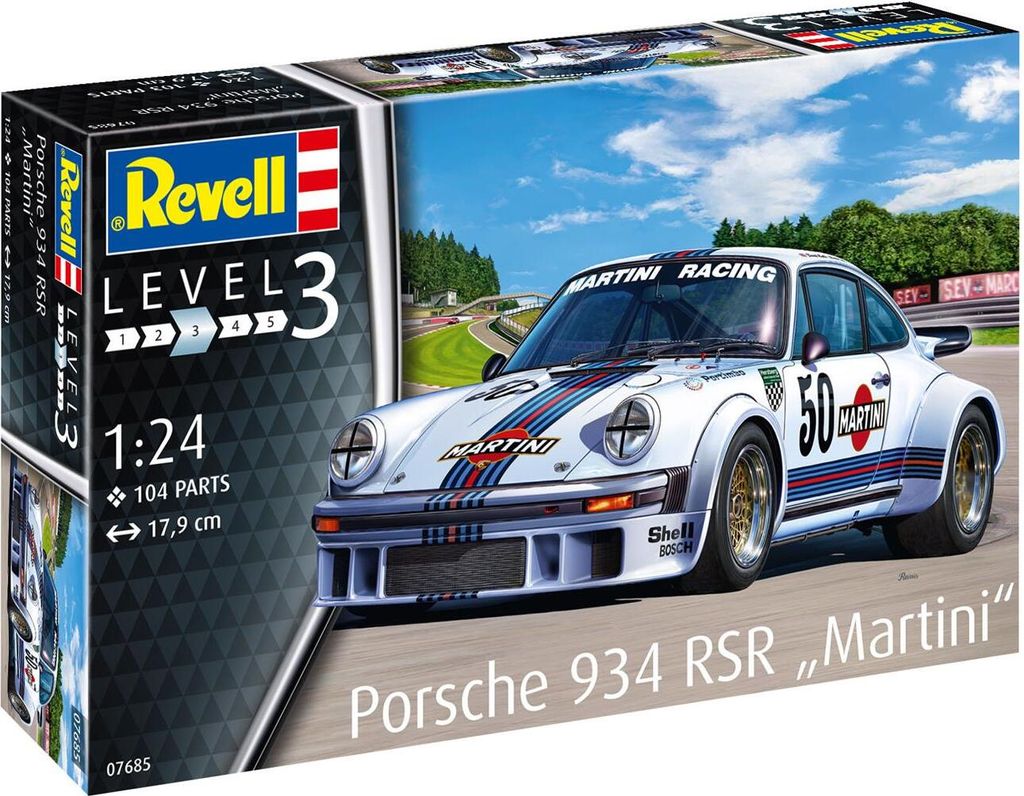 Revell - Porsche 934 RSR Martini Produktbild