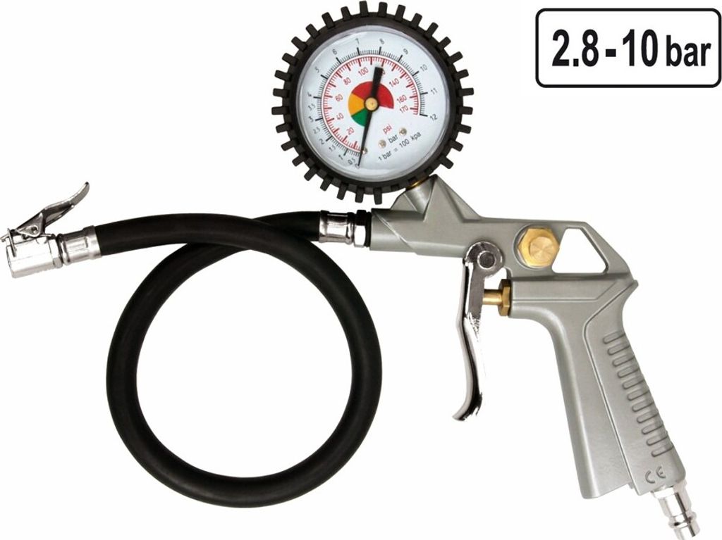 Vorel pistolet do pompowania z manometrem 81650 Immagine del prodotto 