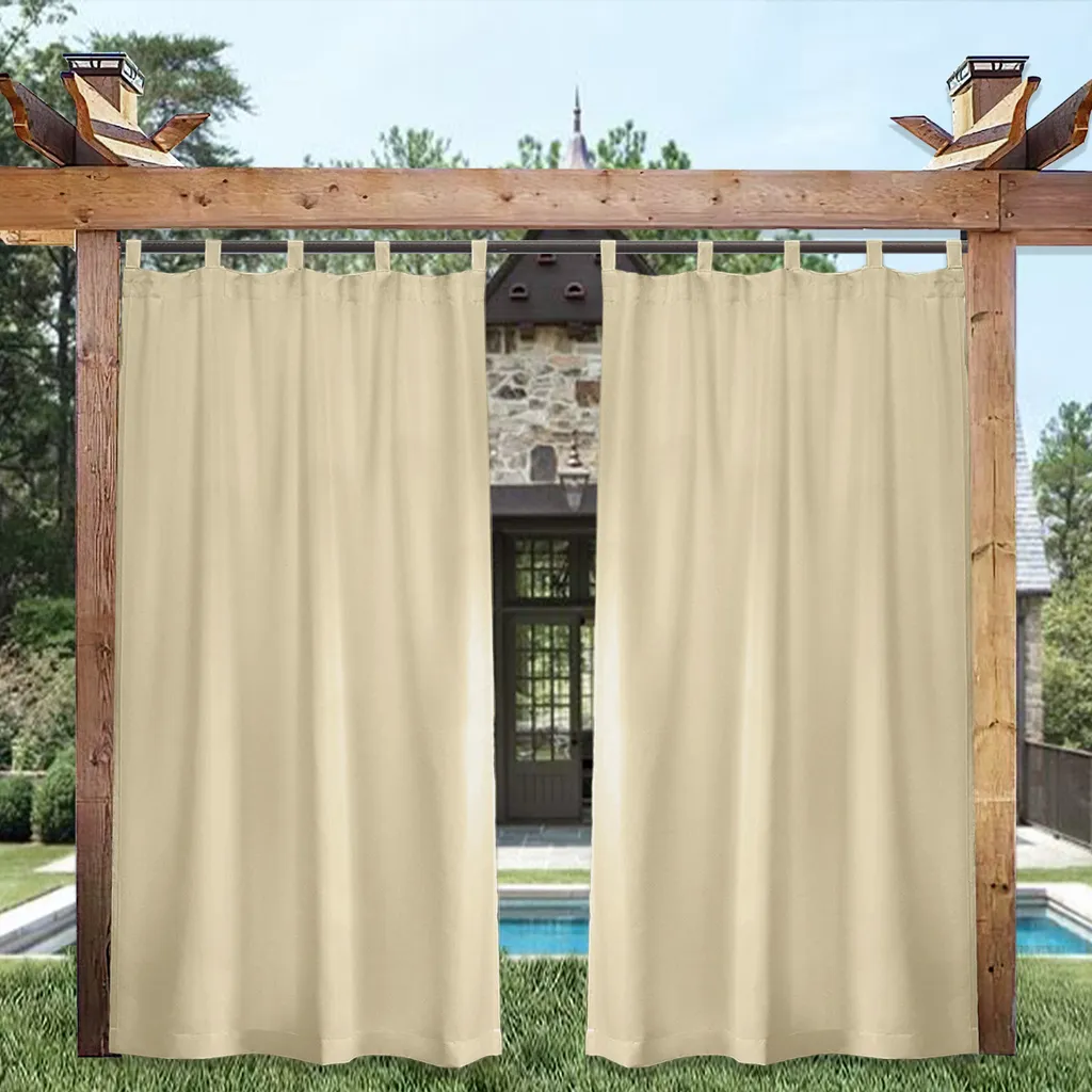 Tenda da Esterno Oscurante Termica 132x241 Beige - Uso Professionale - 2