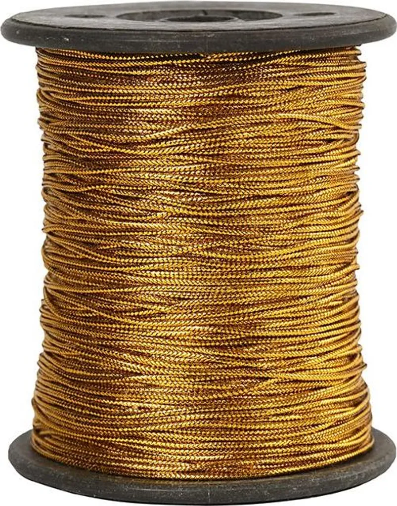 Fil de décoration adhésif doré 0,5 mm rouleau de 100m usage créatif