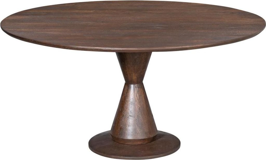 Mali Esstisch Mangoholz Braun 130 cm & 150 cm, Masse:Durchmesser 150 cm
