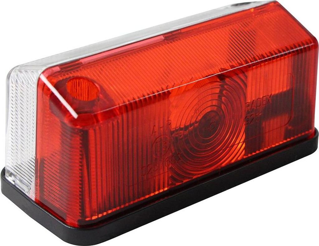 LAS Umrissleuchte eckig rotes und weißes Licht