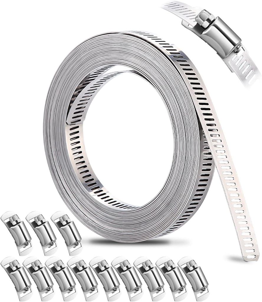 Schlauchschellen-Set 5 m, Edelstahl 304, 12 Produktbild 