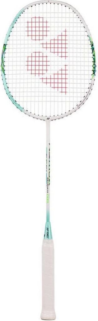 Astrox 01 Feel Badmintonschläger, weiß-mintfarbener Griff, G4