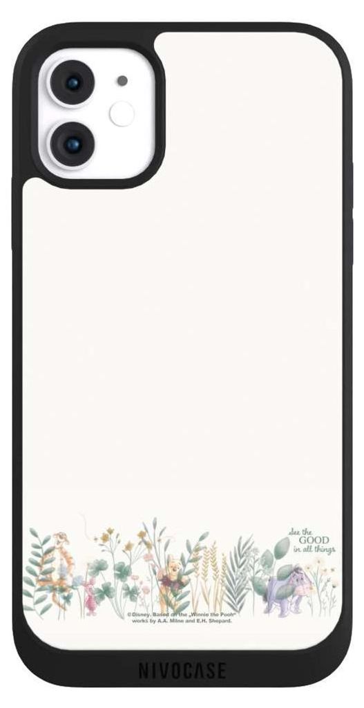NIVOCASE Handyhülle für Apple iPhone 11 Hülle NIVOpure Case Schwarz Disney Winnie Puuh Eukalyptus