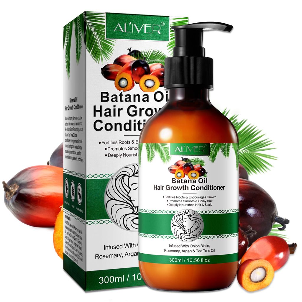 Haarspülung Haar Conditioner Batana Rosmarin Öl Haarpflege Haarwachstum Vegan, 1x 300ml