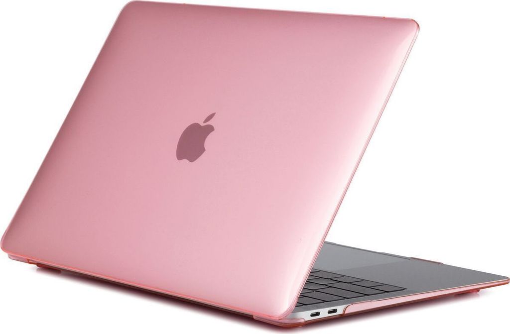 Mobigear Glossy MacBook Air 13 Zoll (2018-2020) Hardcase Hülle MacBook Case - Pink - Model A1932 / A2179 / A2337