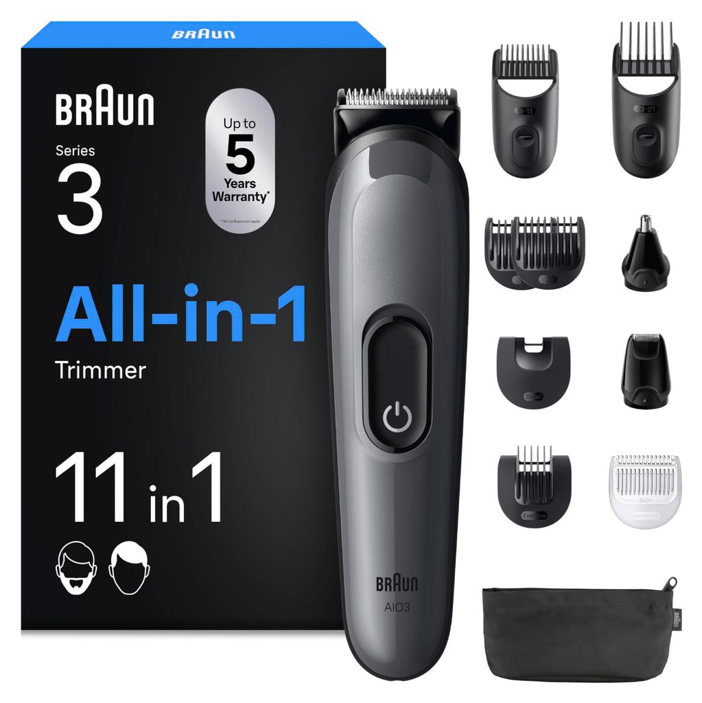 Braun Multigroom All-in-One Series 3, 11-in-1 Trimmer-Set Produktbild 