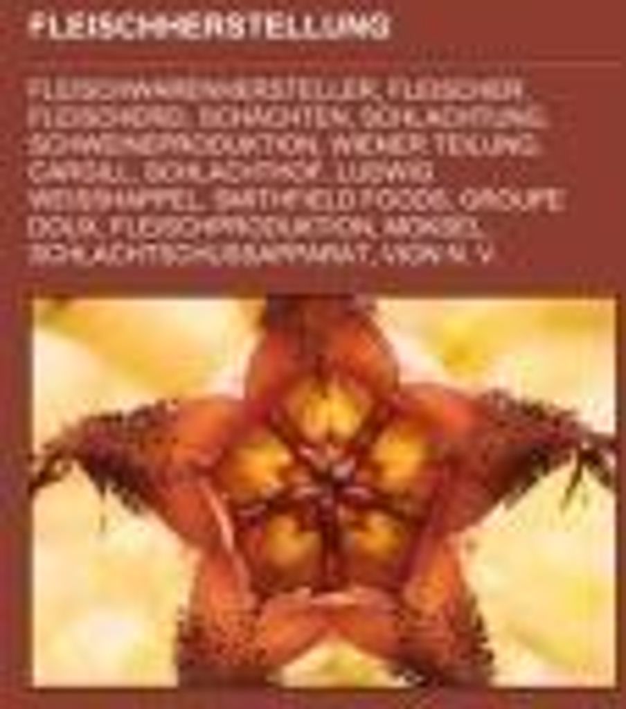 Fleischherstellung
