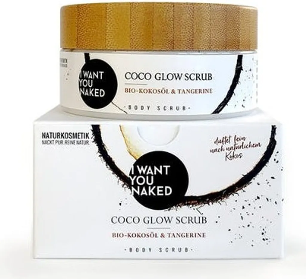 Coco Glow Scrub Exfoliant corporel 200ml pour une peau lisse et hydratée