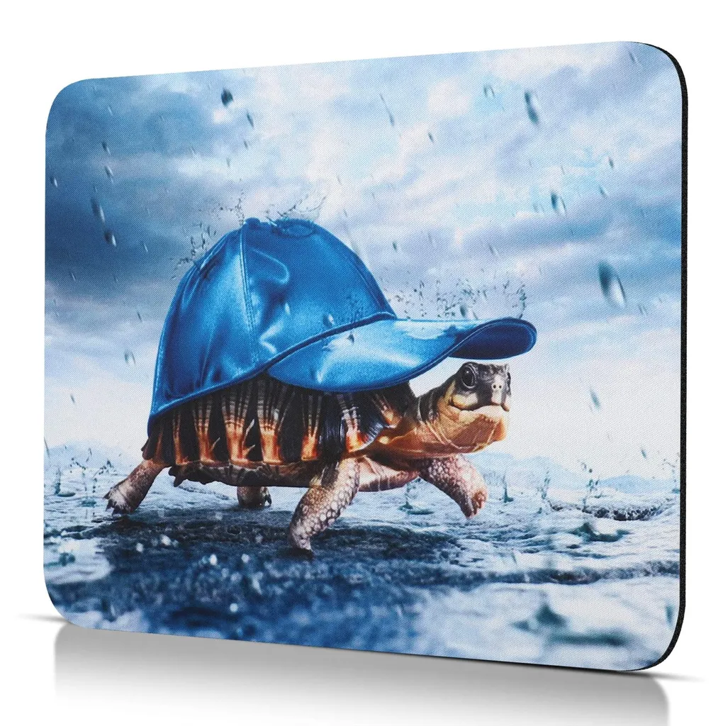 Petit tapis de souris pour ordinateur portable motif Tortues de Mer