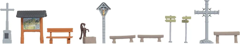 Kit d'Accessoires Modélisme Montagne NOCH pour Décoration Paysage H0 1/87