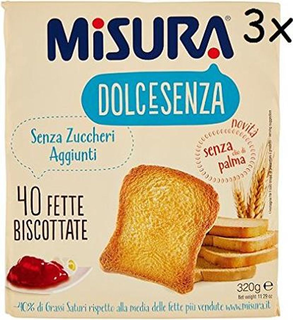 Misura 8002590043155, Keks, Natürlich/Natur, Rechteck, 407 Produktbild 